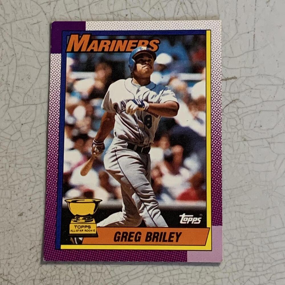 1989 Topps Greg Briley Mariners Baseball Card #288‎
